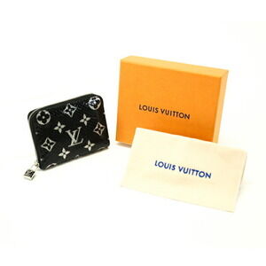 Louis Vuitton Zippy Coin Wallet Python Leather Exotic Zip Noir Black